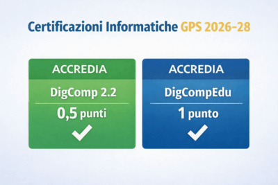 certificazioni informatiche GPS 2026